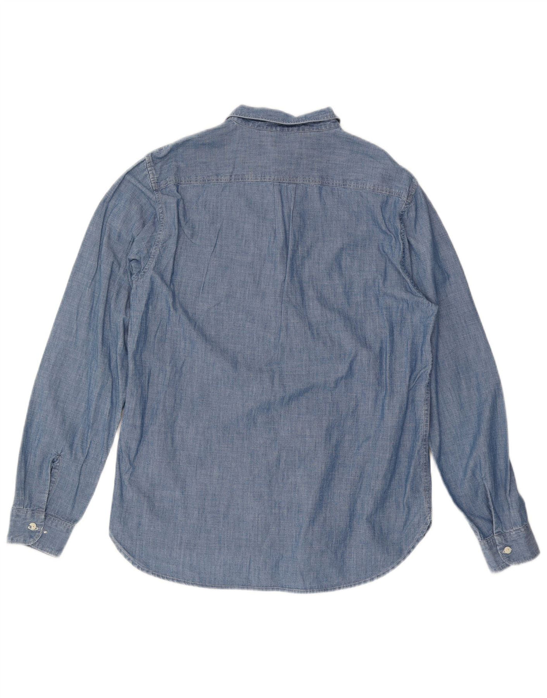 Lee Herren Indigo Regular Fit Pulloverhemd Mittelblau