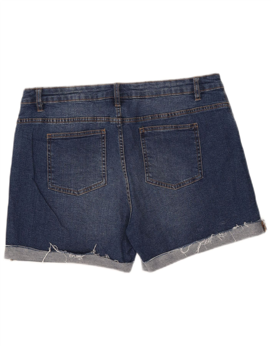 ANIMAL Damen Jeansshorts UK 16 Large W34 Blaue Baumwolle