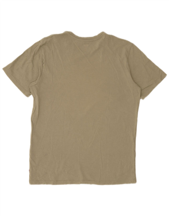 LEVI'S Herren-T-Shirt mit Grafik, mittlere Khaki-Baumwolle