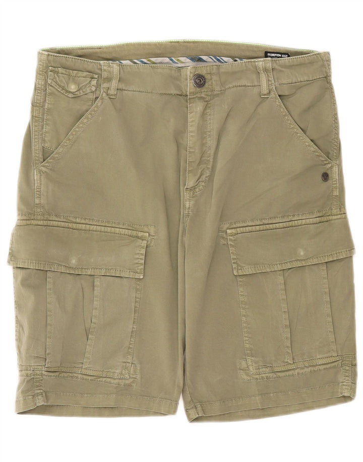 Scorpion Bay Herren-Cargo-Shorts W36, große Khaki-Baumwolle