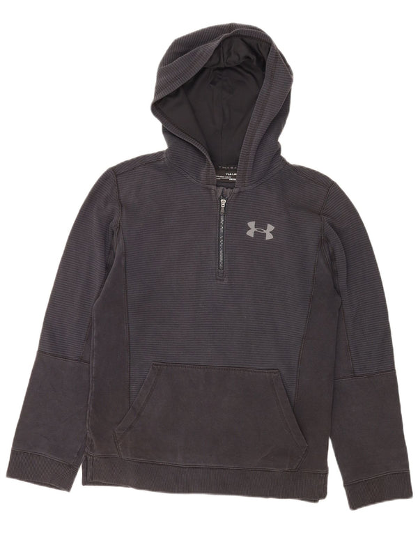 Under Armour Jungen Cold Gear Kapuzenpullover, 11–12 Jahre, Größe L, Schwarz