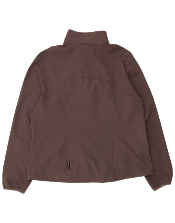 Jack Wolfskin Damen Trainingsanzug Top Jacke UK 18/20 XL Grau Polyester