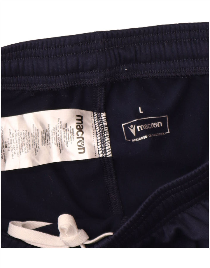 Macron Herren-Trainingshose, Jogginghose, groß, marineblau, Polyester