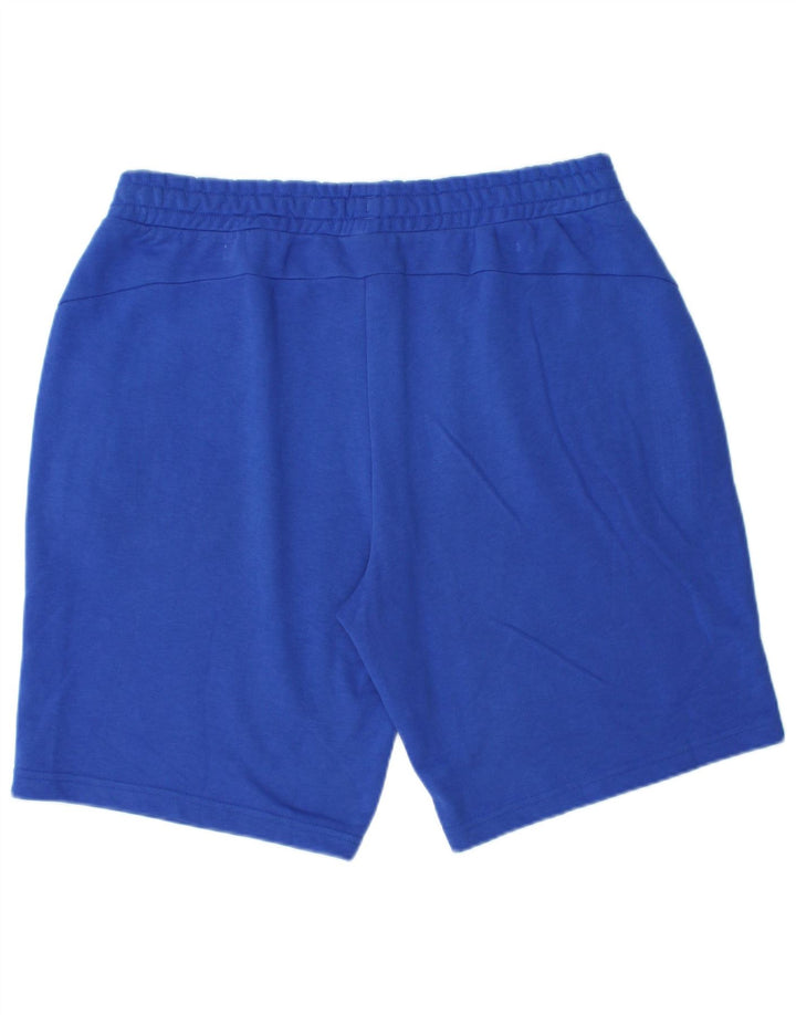 Puma Herren Graphic Sport Shorts XL Blaue Baumwolle