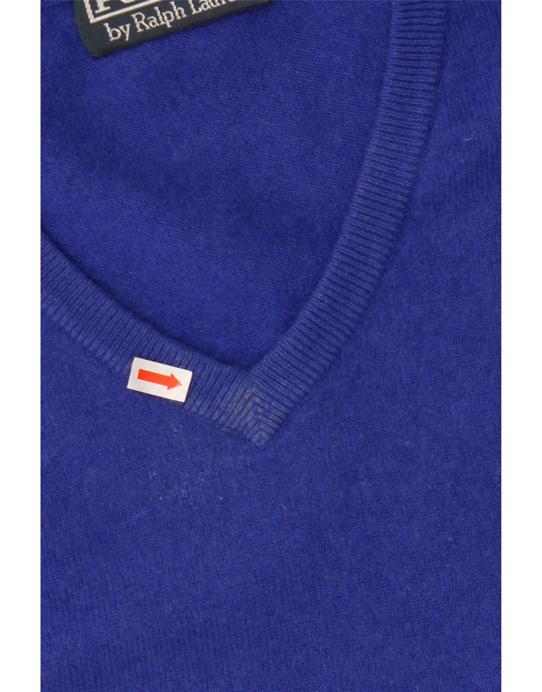Polo Ralph Lauren Herren-Pullover mit V-Ausschnitt, Größe L, Blau