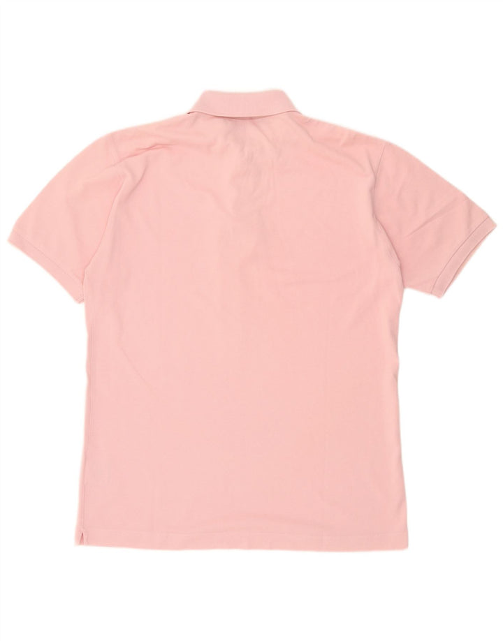 Kappa Herren-Poloshirt, groß, rosa Baumwolle
