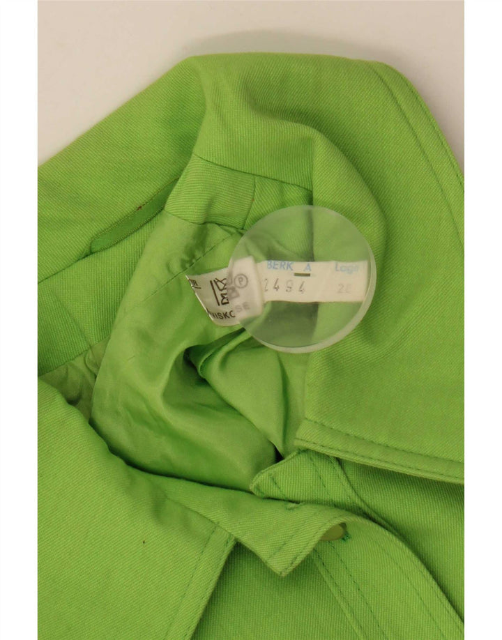 Gil Bret Damen Crop Bomberjacke UK 14 Large Grün Polyester