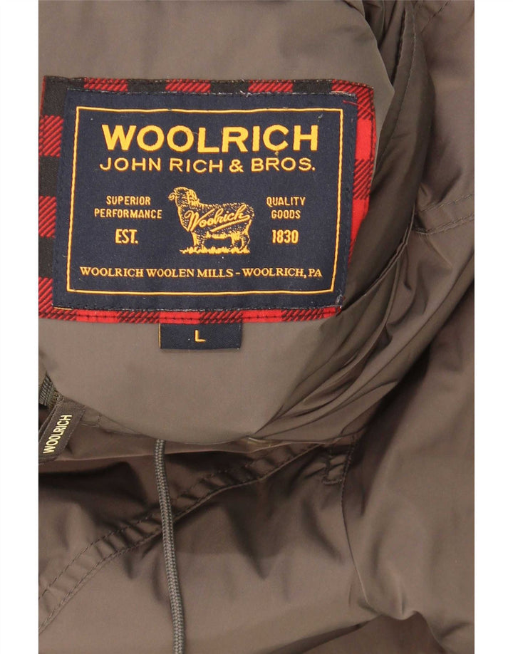 Woolrich Damenmantel UK 16 Large Khaki
