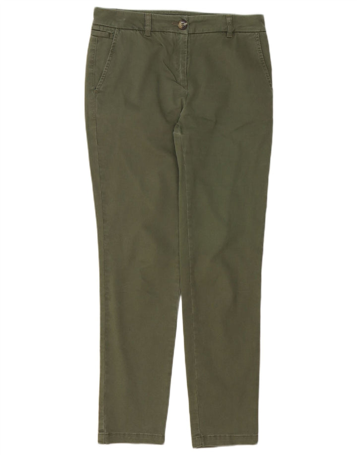 MONSOON Slim Chino-Hose für Damen, UK 8, Größe S, W28, L28, Khaki, Baumwolle