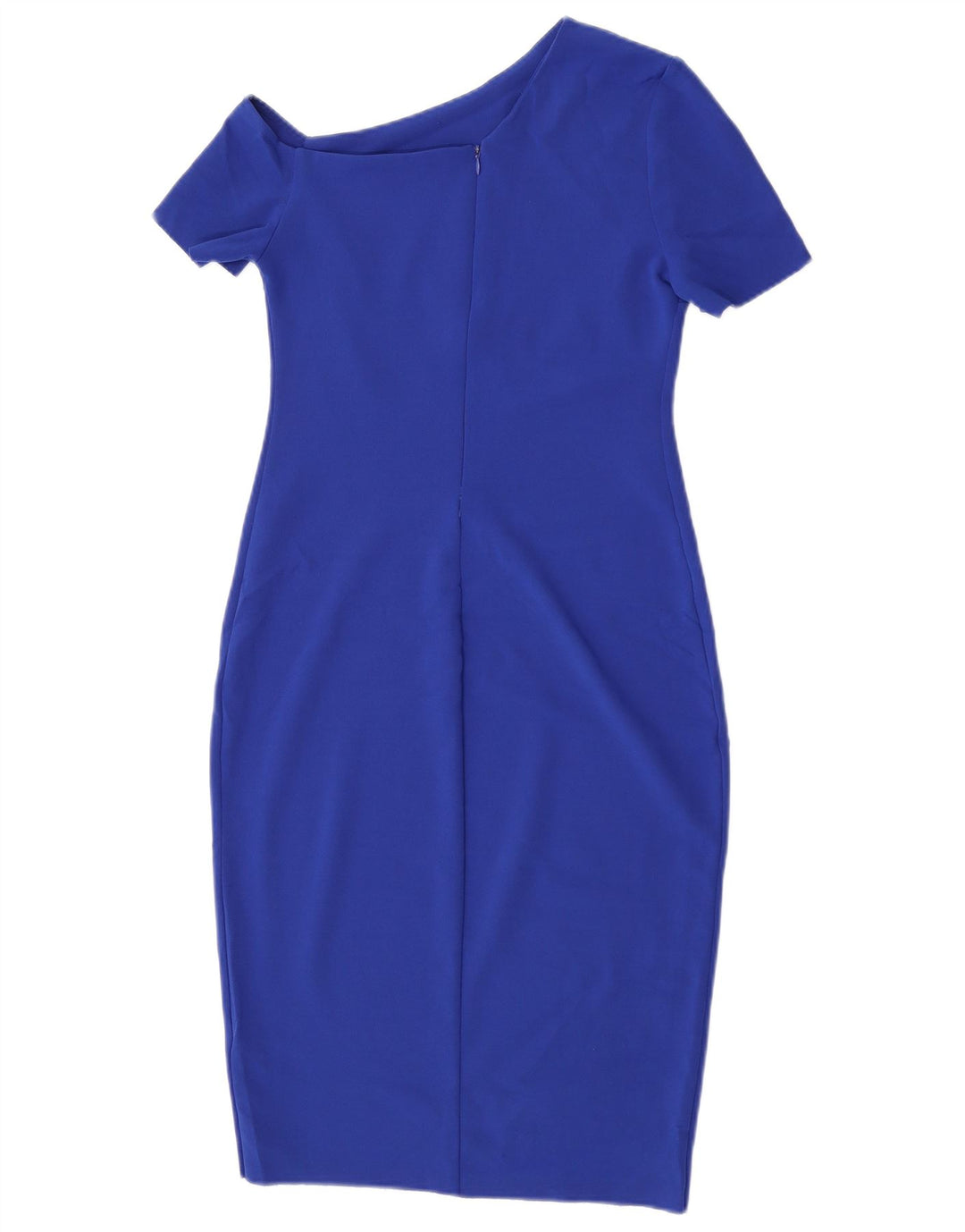 Zara One-Shoulder-Bodycon-Kleid für Damen, Größe S, Blau, Polyester