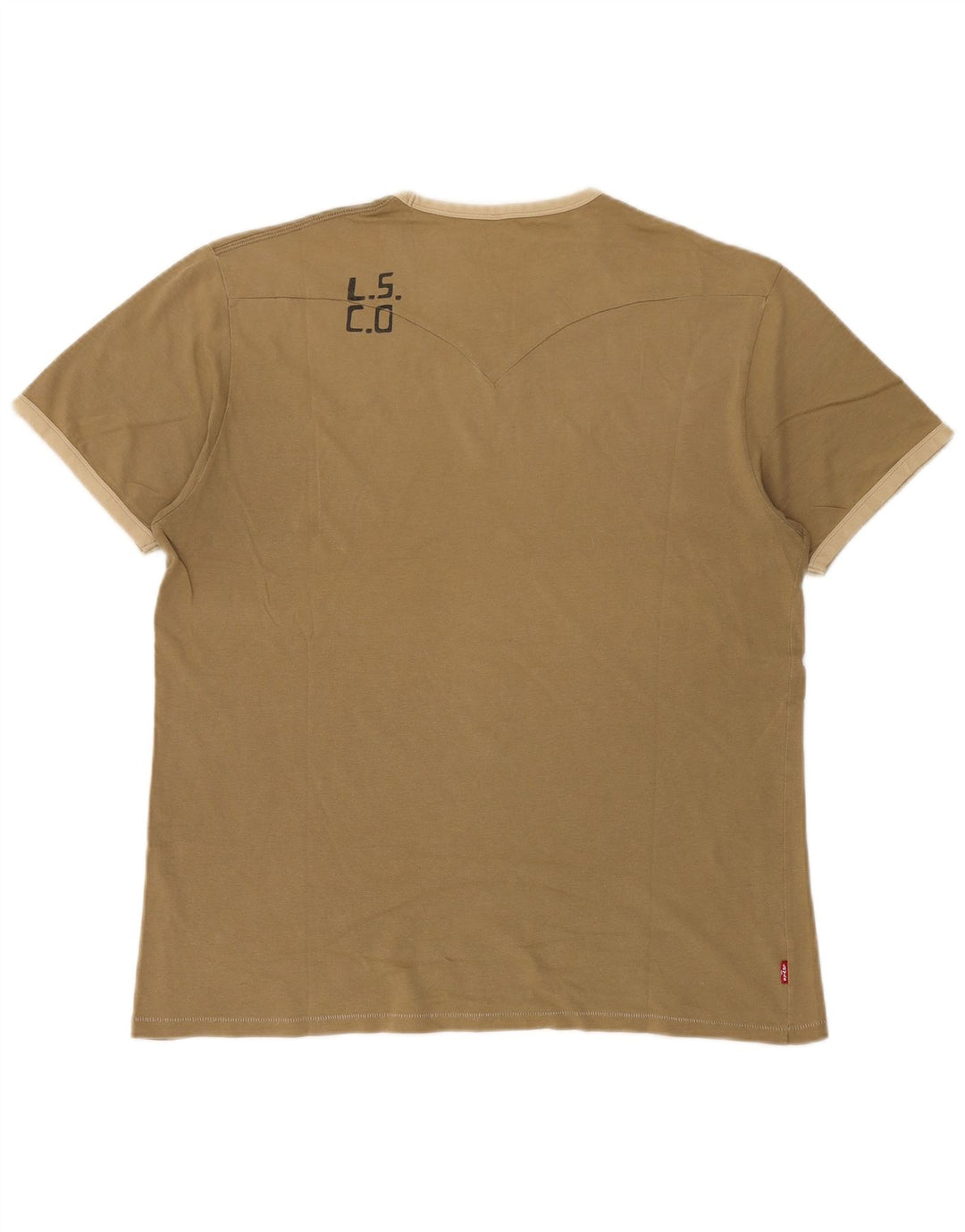 Levi's Herren-T-Shirt mit Grafik, Größe L, Khaki