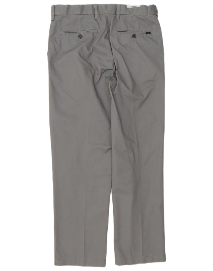 Gerade Herren-Anzughose von Marks & Spencer, W32, L29, graue Baumwolle