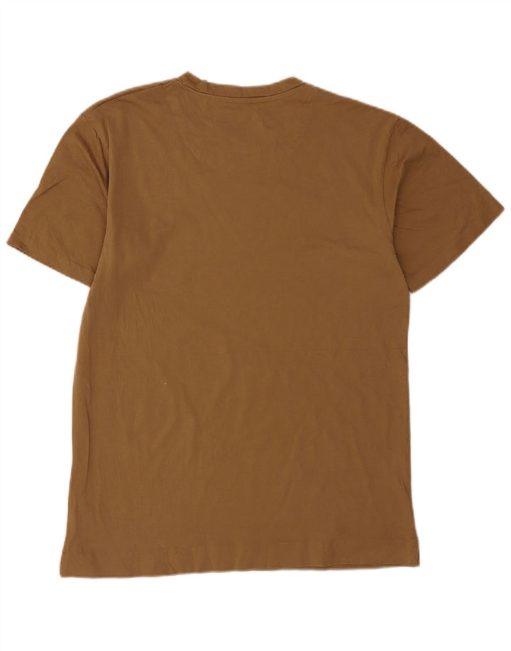 Zara Herren T-Shirt Top Mittelbeige Baumwolle
