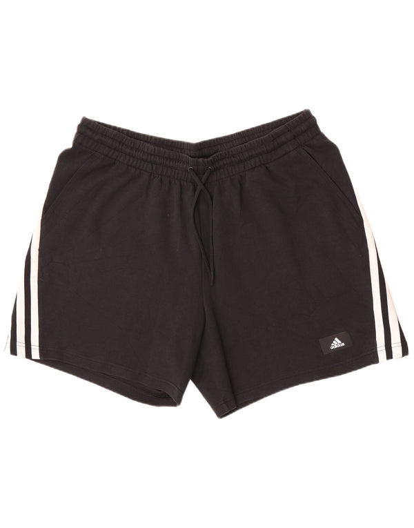 Adidas Herren Sport Shorts 2XL Schwarz Baumwolle
