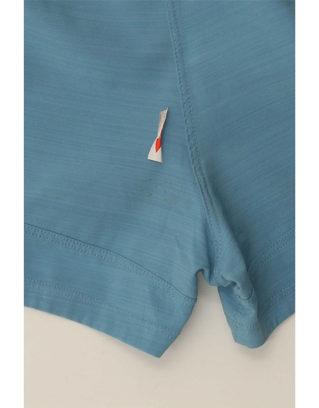 Adidas Damen Sport Shorts UK 8/10 Small Blau Polyester