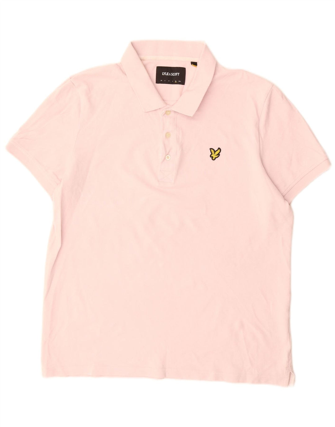Lyle & Scott Herren Poloshirt XL Rosa Baumwolle