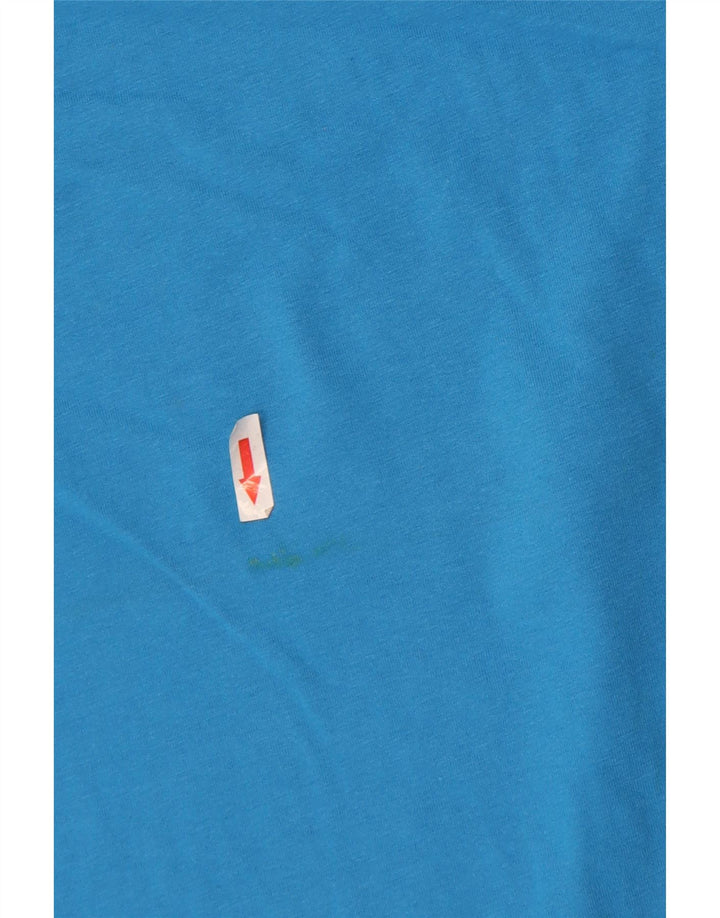 Crew Clothing Herren T-Shirt Top Large Blau Baumwolle