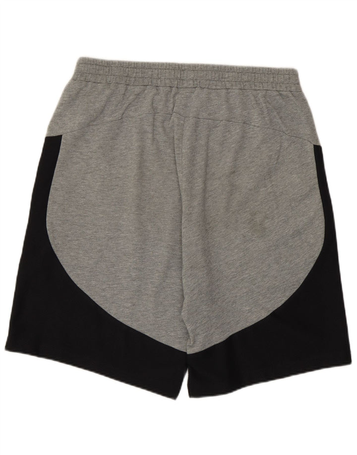 Puma Herren-Sportshorts, groß, graue Colourblock-Baumwolle