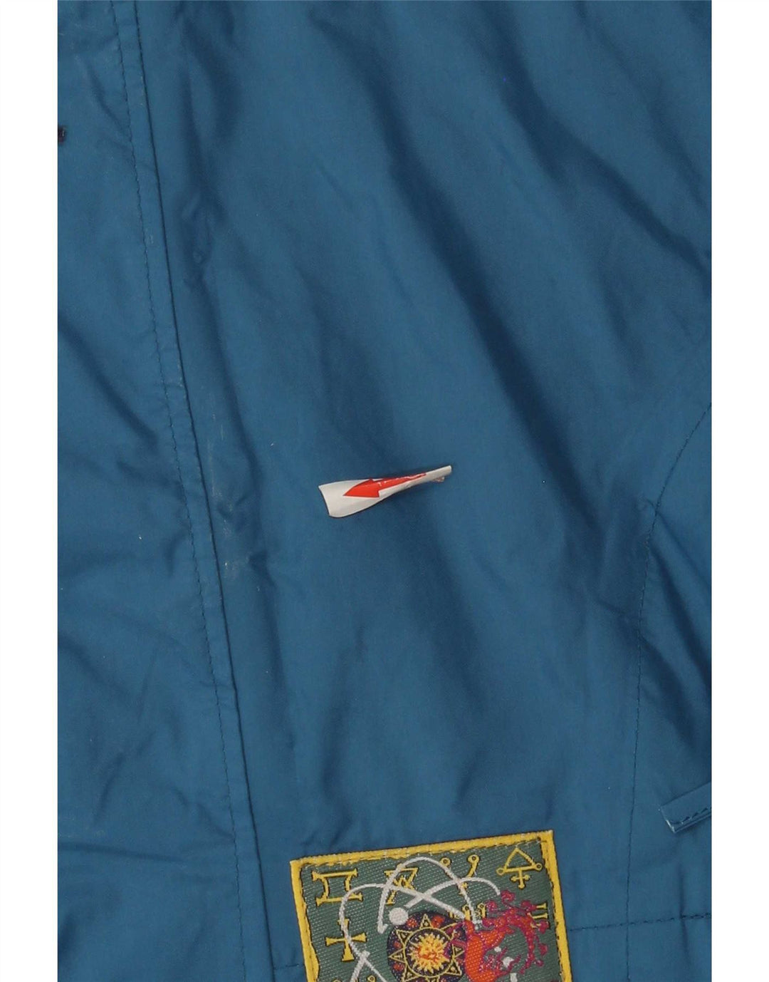 Agu Herren-Regenjacke mit Kapuze, UK 36, Small, Blau, Colourblock-Polyamid