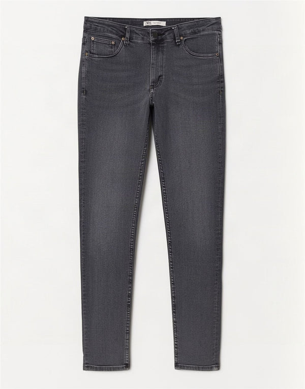 Zara Herren Skinny Jeans EU 46 XL W36 L28 Grau