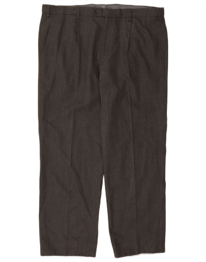 Marks & Spencer Herren-Anzughose, normal, W38, L29, grau, Polyester