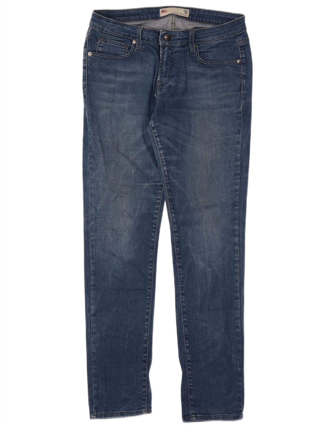 Roy Rogers Damen Slim Jeans IT 47 Large W33 L32 Blaue Baumwolle
