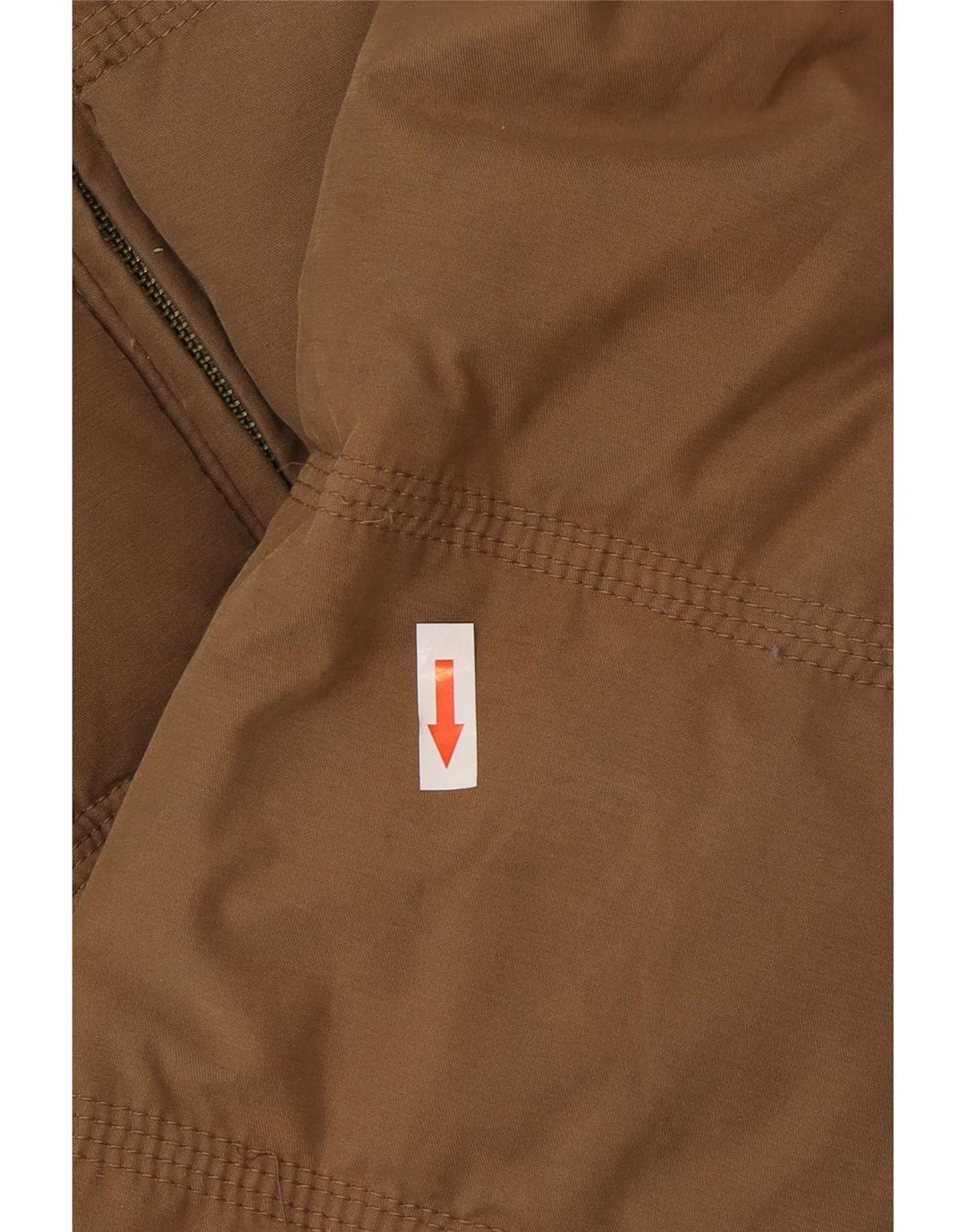 Timberland Damen Wattierte Jacke UK 12 Mittelbraune Baumwolle