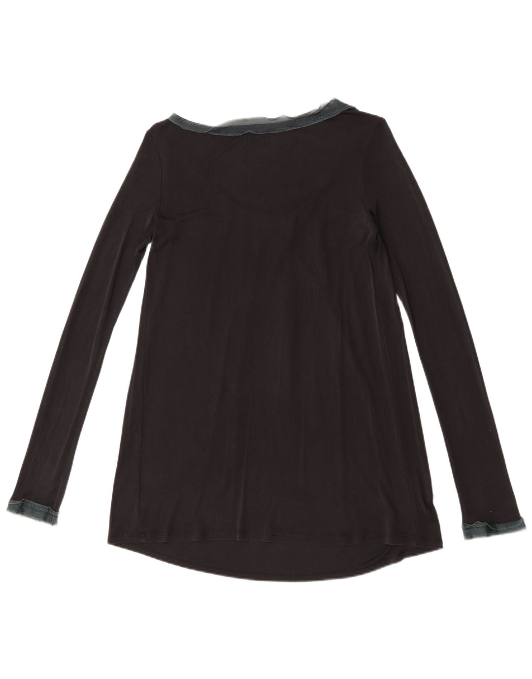 Max & Co. Damen Top Langarm UK 12 Medium Schwarz
