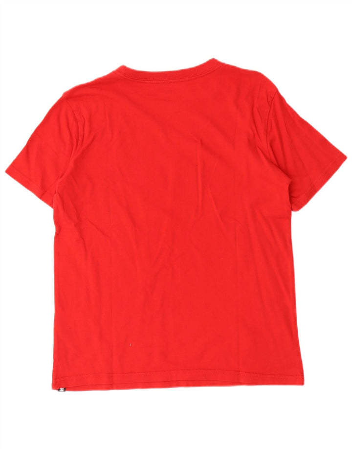 DC Jungen-T-Shirt mit Grafik, 13–14 Jahre, Größe L, rote Baumwolle