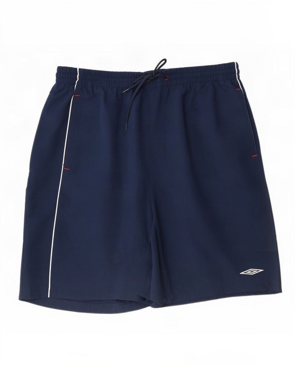 Umbro Herren Graphic Sport Shorts 2XL Marineblau Polyester