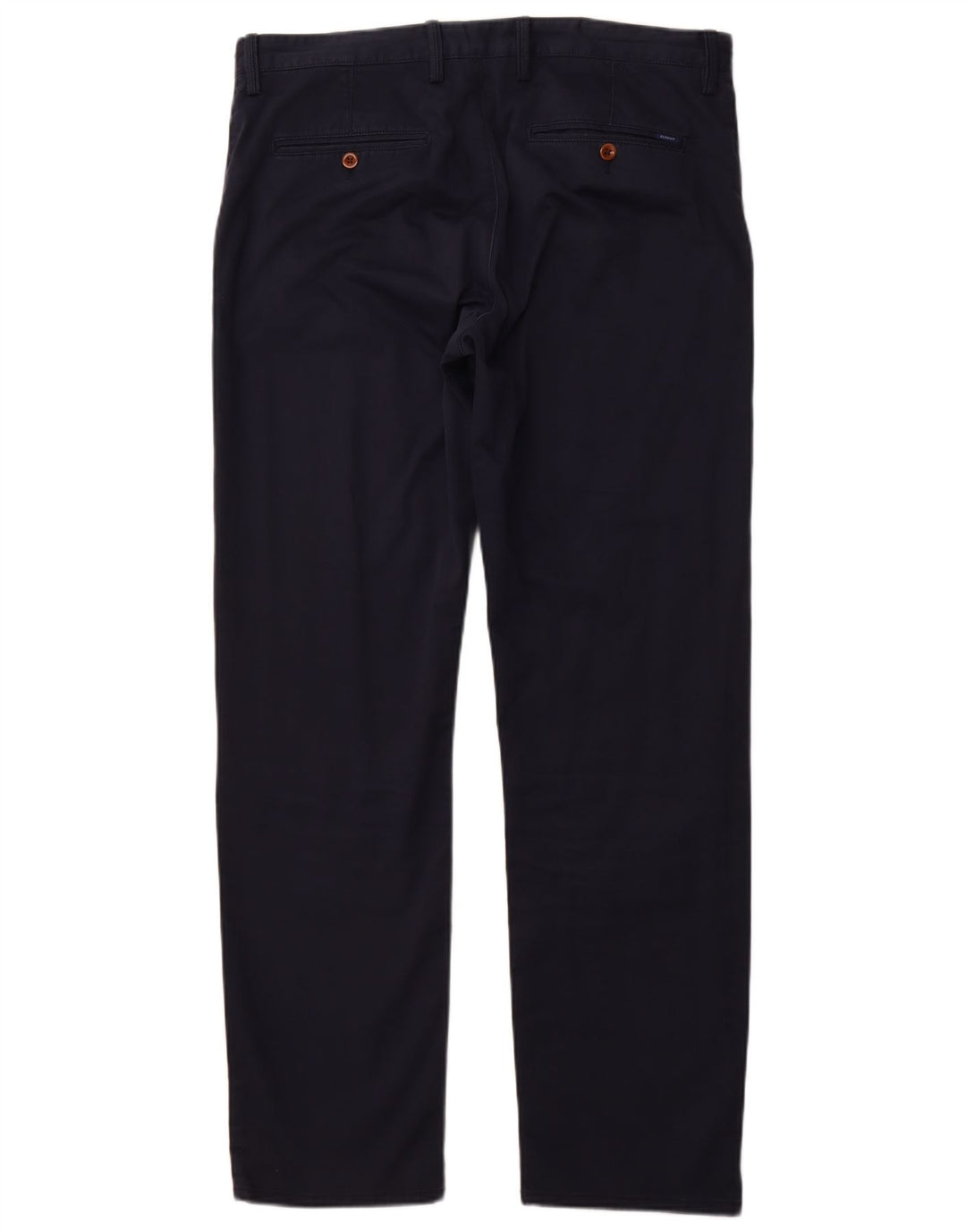 GANT Gerade Chino-Hose für Herren, W36, L34, marineblaue Baumwolle