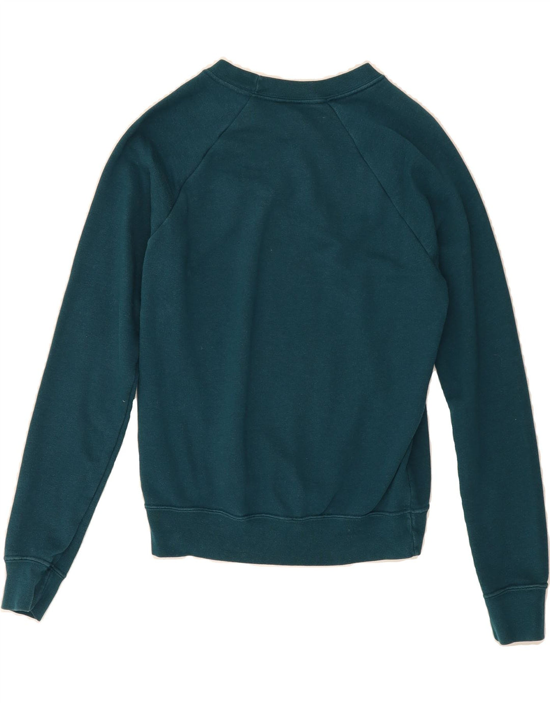 NIKE Womens Oversized Sweatshirt Jumper UK 6 XS Green Cotton Vintage Nike and Second-Hand Nike from Messina Hembry 