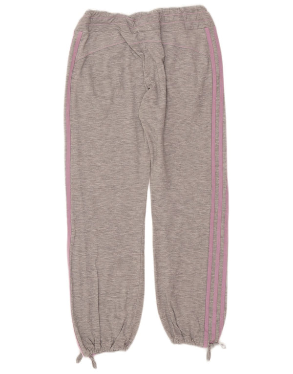 Adidas Damen Trainingshose Jogger UK 10 Small Grau Polyester