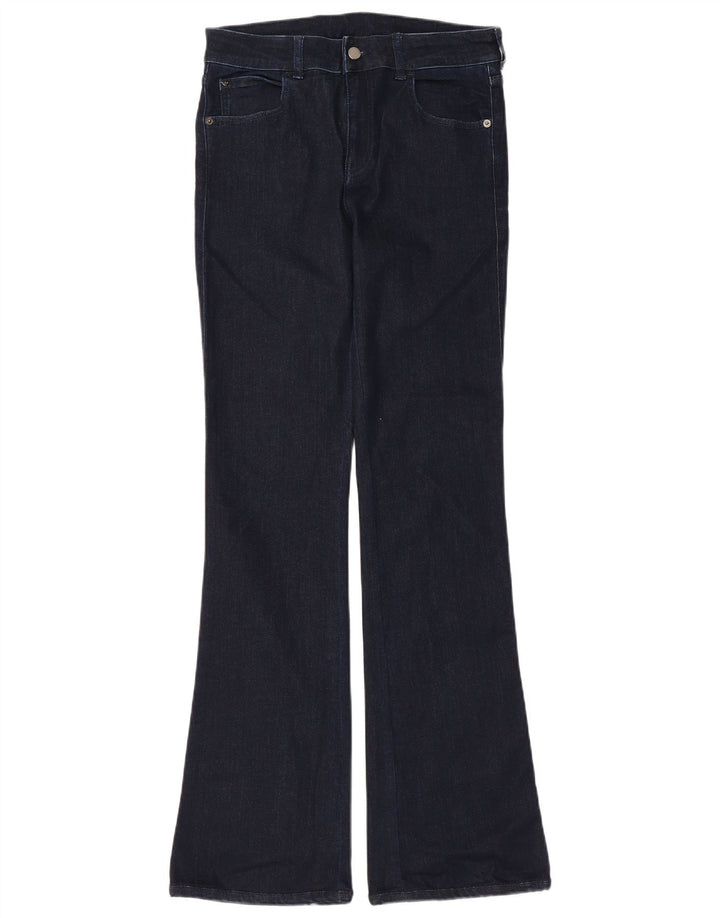 Emporio Armani Damen Schlagjeans W30 L32 Marineblau