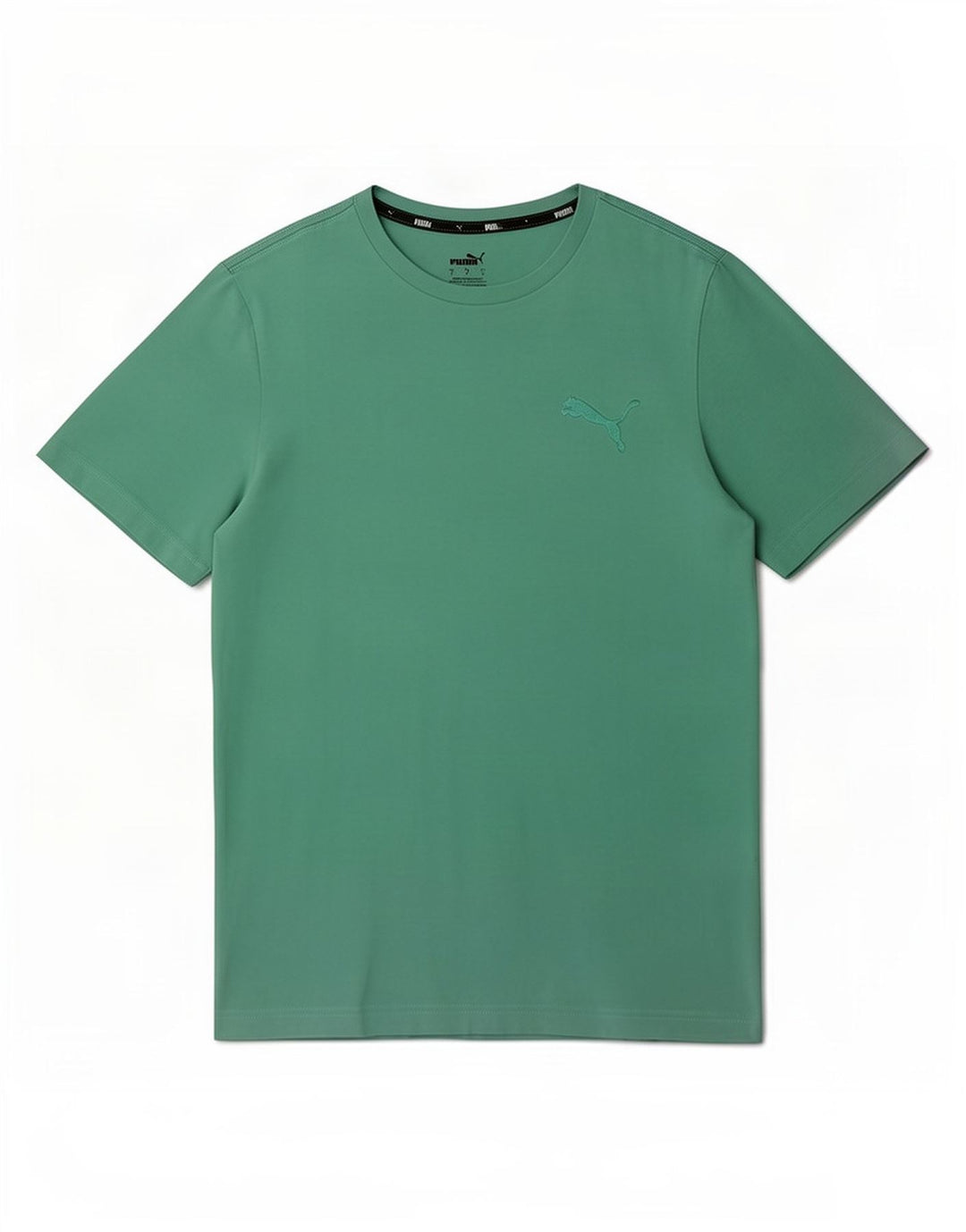 Puma Herren T-Shirt Top Small Grün Baumwolle