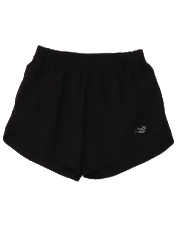 New Balance Damen Sportshorts Small Schwarz Polyester