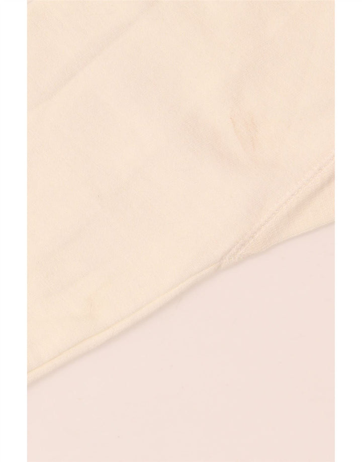 Jack Wills Herren-Sweatshirt mit Grafik, mittelgroß, cremefarbene Baumwolle