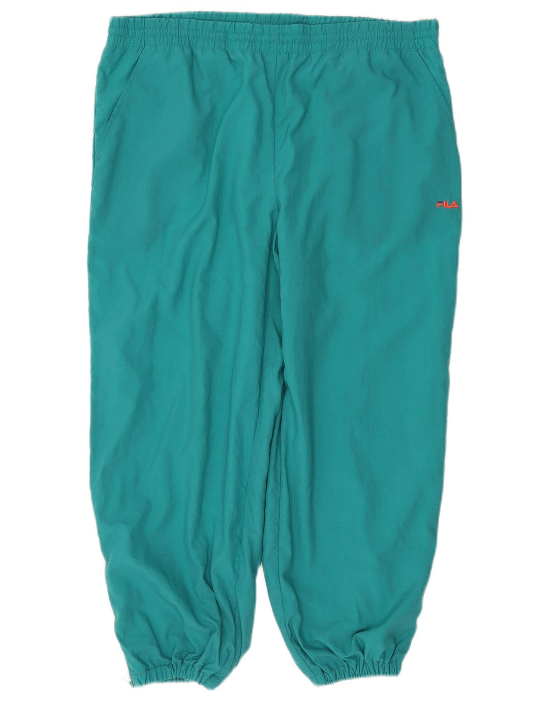 Fila Herren-Trainingsanzug, IT 54 XL, grünes Colourblock-Polyamid