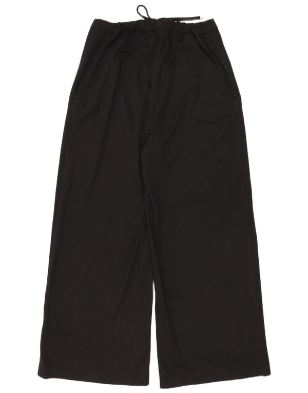 Marks & Spencer Damen-Freizeithose mit hoher Taille, UK 14, Größe L W32 L29, Schwarz