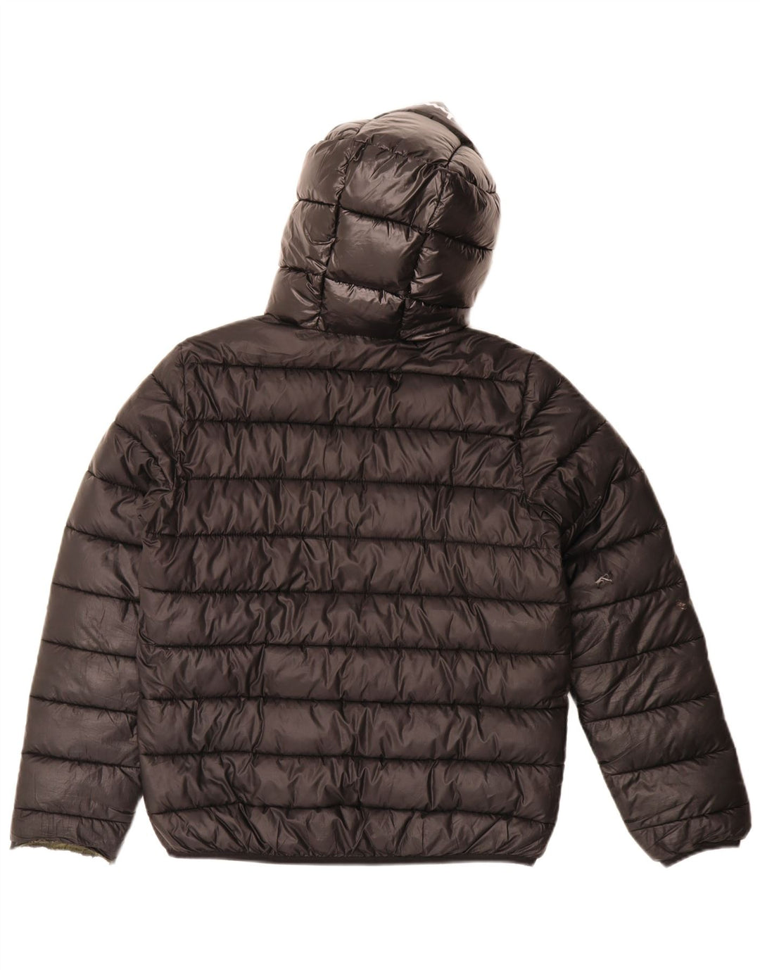 Champion wattierte Jungenjacke mit Kapuze, 13–14 Jahre, XL, Schwarz