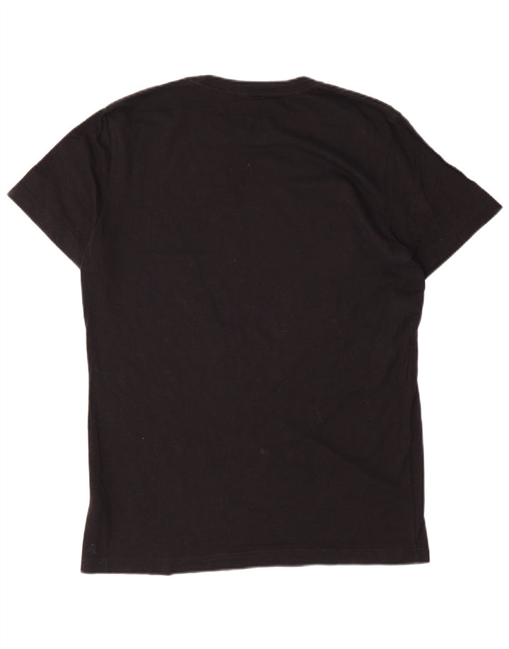 Diesel Herren-T-Shirt mit Grafik, mittelschwarze Baumwolle