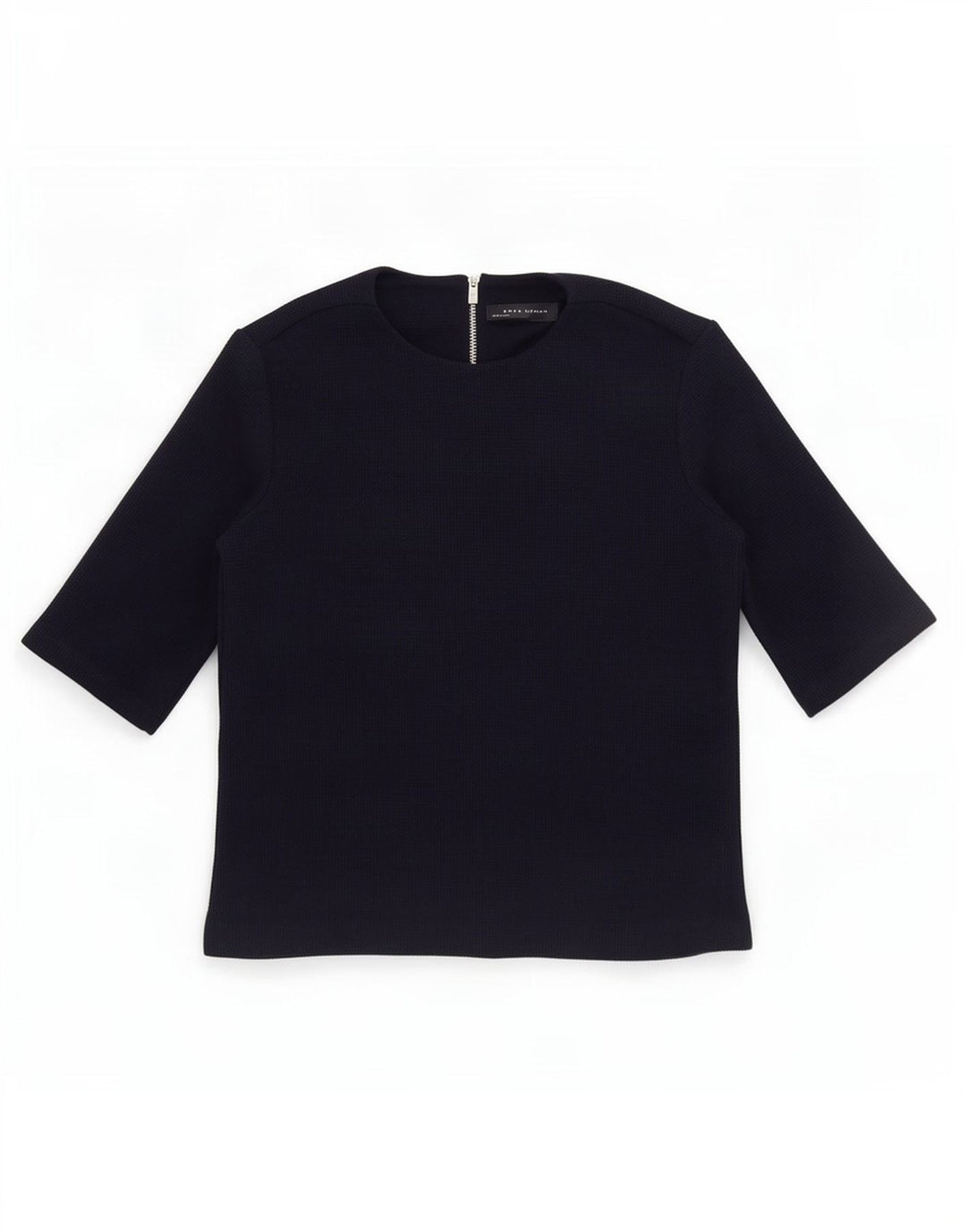 Zara Damen Bluse Top UK 10 Small Marineblau