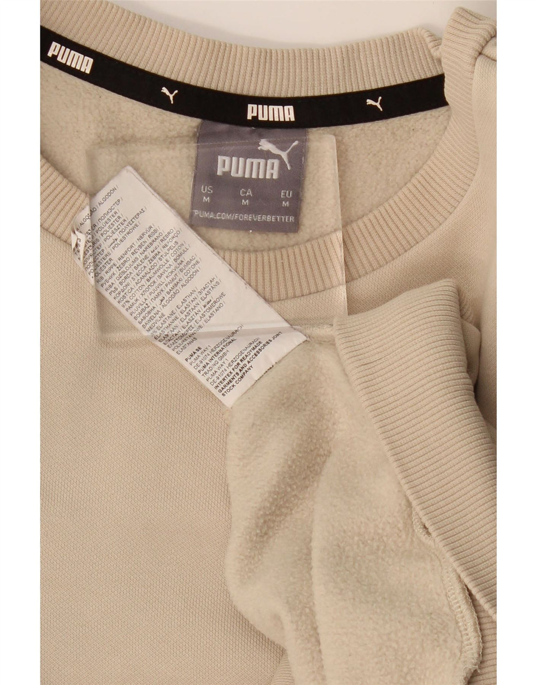 PUMA Herren Sweatshirt Pullover mittelbeige Baumwolle