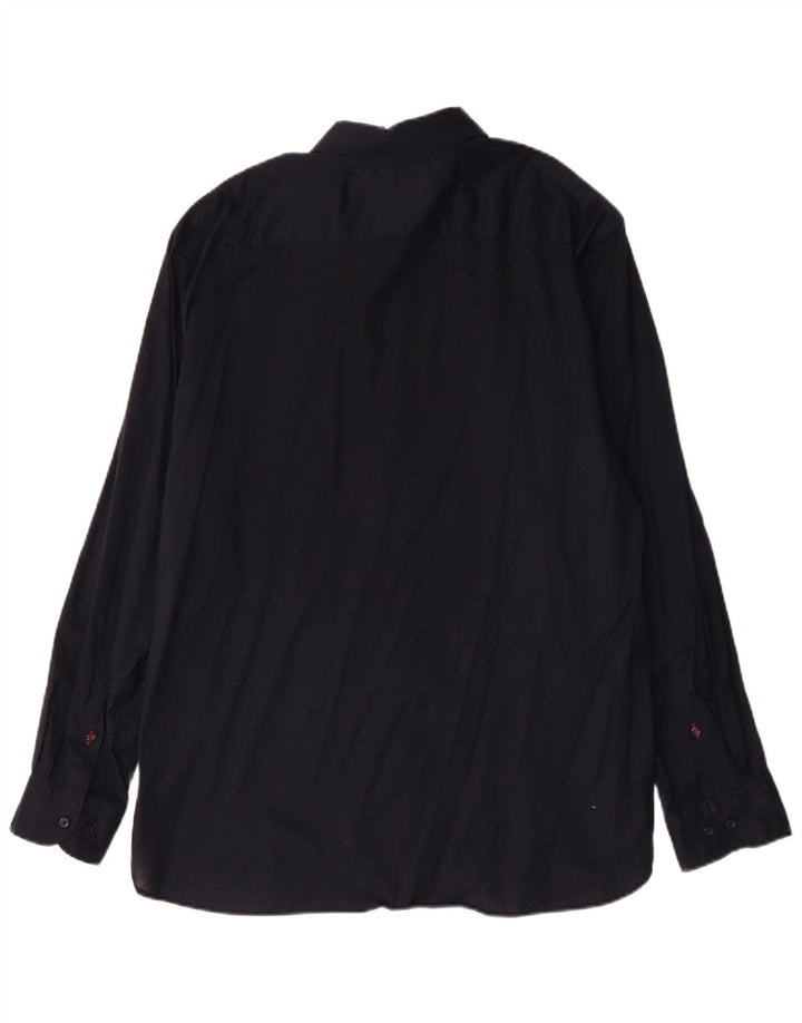 Tommy Hilfiger Herren-Hemd, reguläre Passform, 2XL, Marineblau, Baumwolle