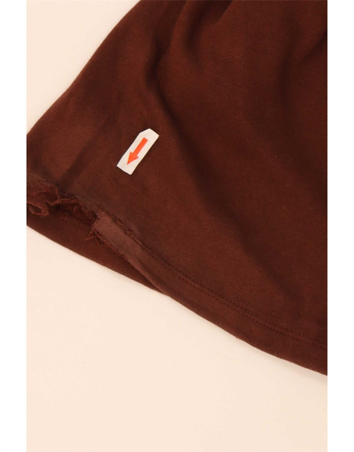 Zara Damen-Trainingshose, UK-Größe 10, Größe S, braune Baumwolle