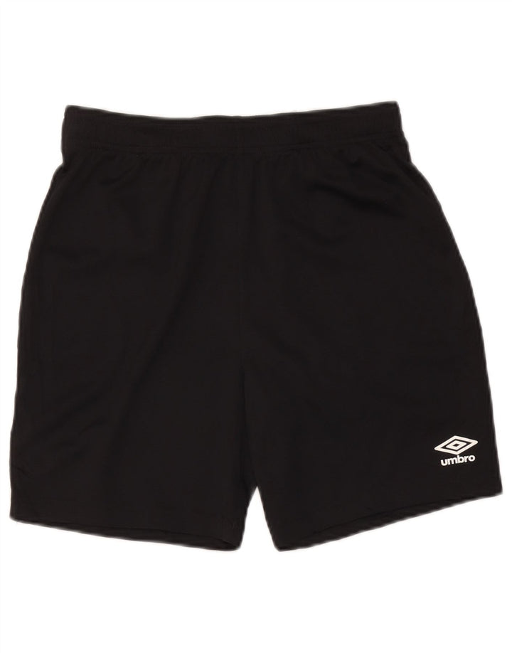 Umbro Herren-Sportshorts, groß, schwarzes Polyester