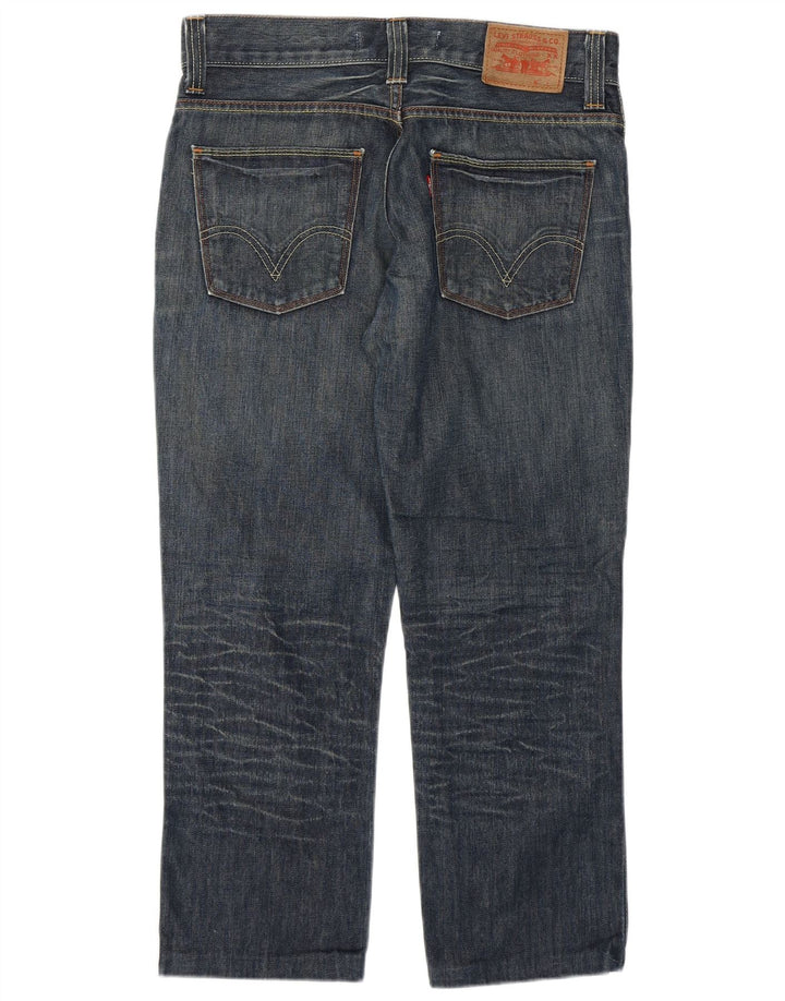 LEVI'S Herren 511 verkürzte Slim-Jeans, W34, L25, blaue Baumwolle