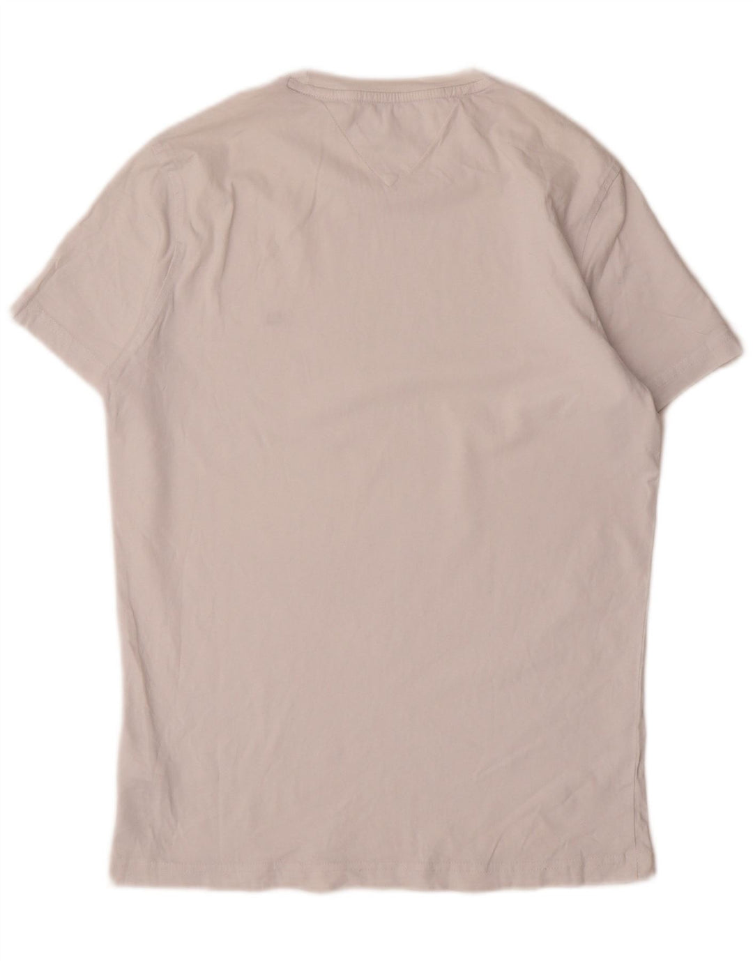 Tommy Hilfiger Herren T-Shirt Top Small Weiß Baumwolle
