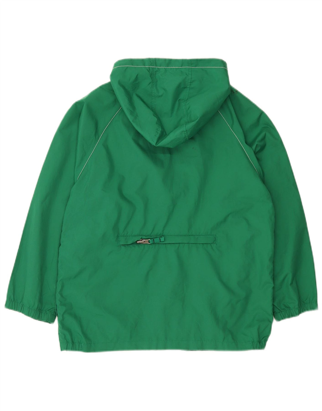 Gap Jungen-Regenjacke mit Kapuze, 10–11 Jahre, groß, grünes Polyester