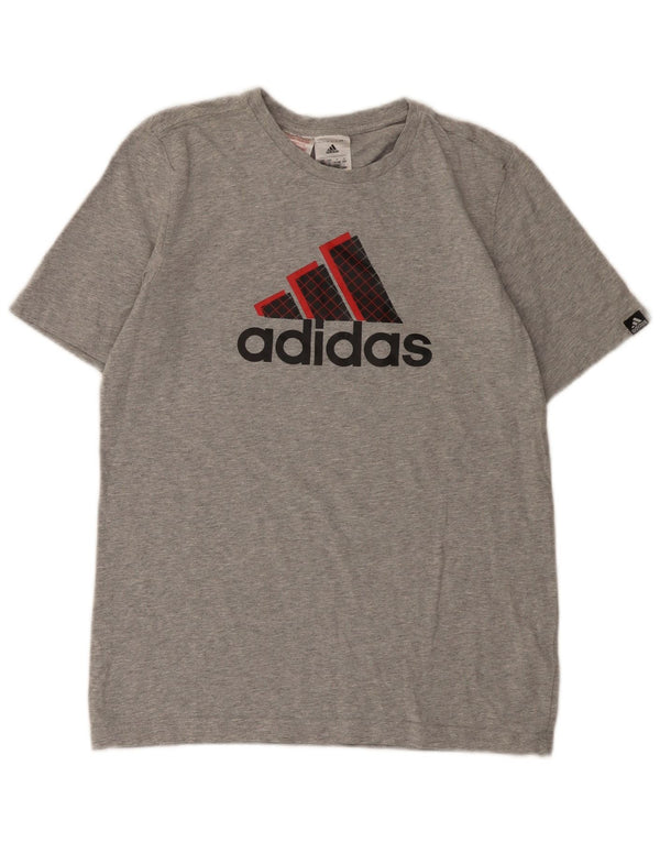 Adidas Jungen Graphic T-Shirt Top 13–14 Jahre graue Baumwolle